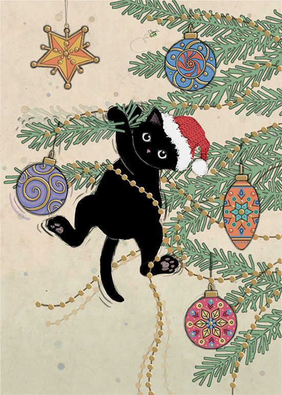 Christmas Paper Foil, Christmas Cat …