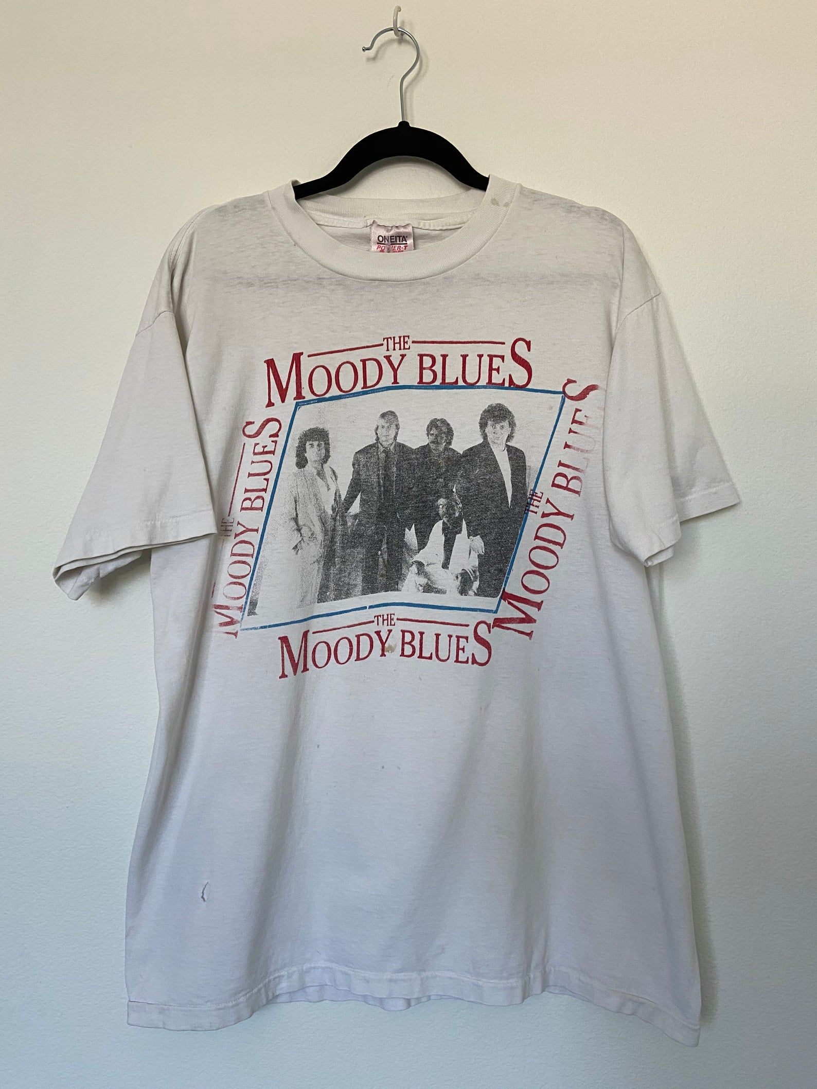 Vintage 1990’S Moody Blues Distressed Band T-Shirt