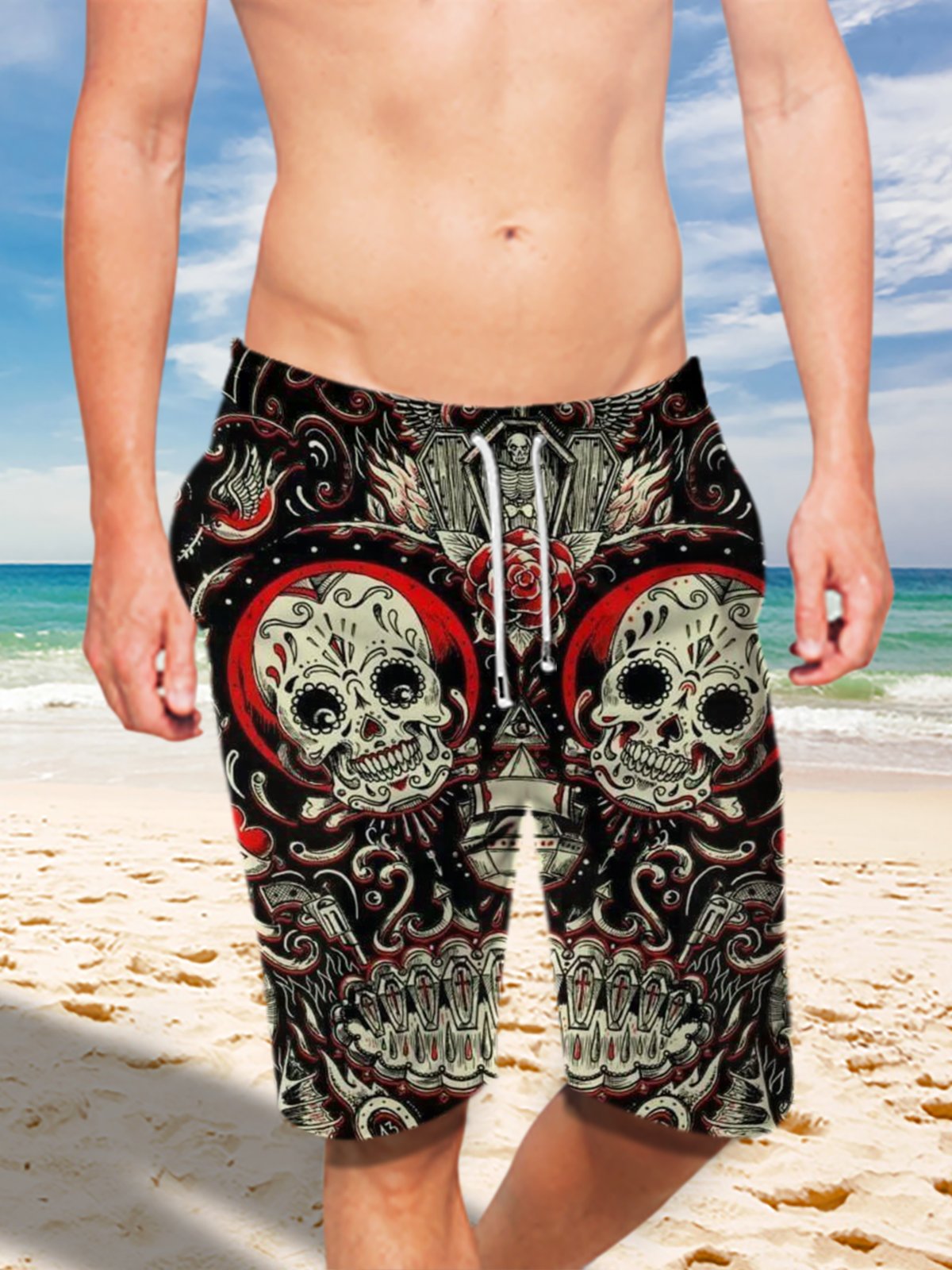 Skull Gift Ultra-Light Drawstring Lo …