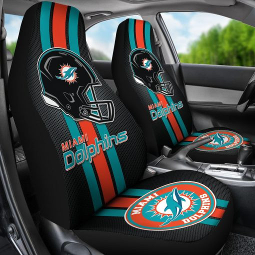 Miami Dolphins Car Seat Cover Set CSC4507