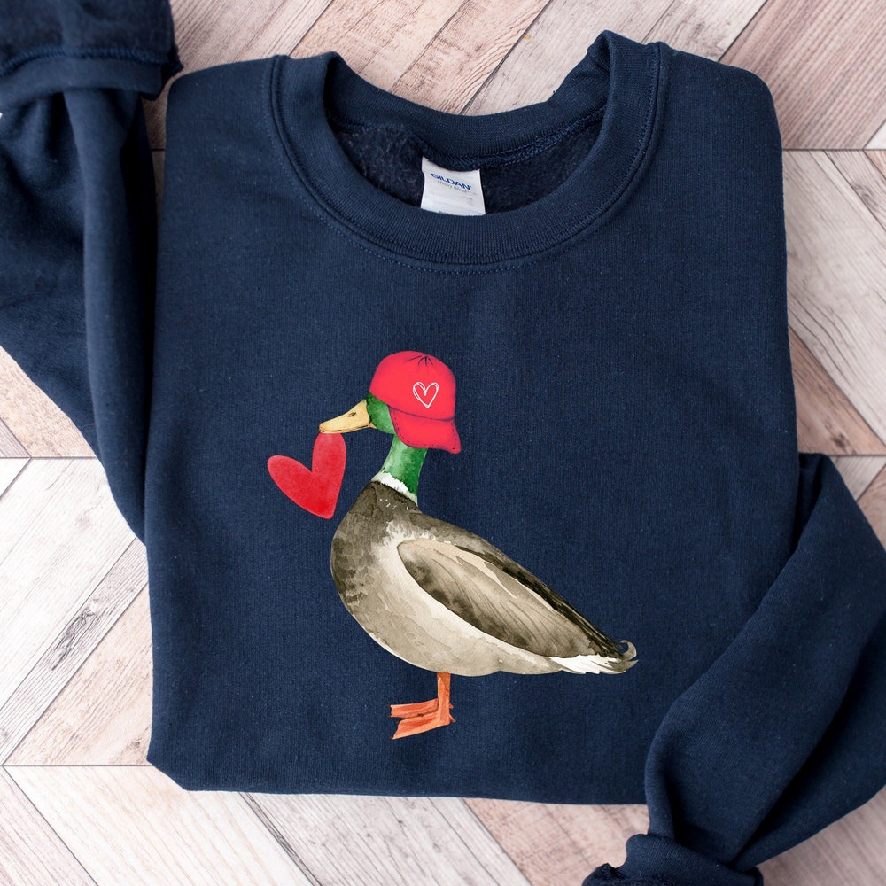 Valentine Mallard Duck ,Hunting Valentine'S Day Shirt,Valentine'S Day Shirt,Valentines Day Gift, Cute Valentine Shirts,Gift For Her Let Your Style Do The Talking