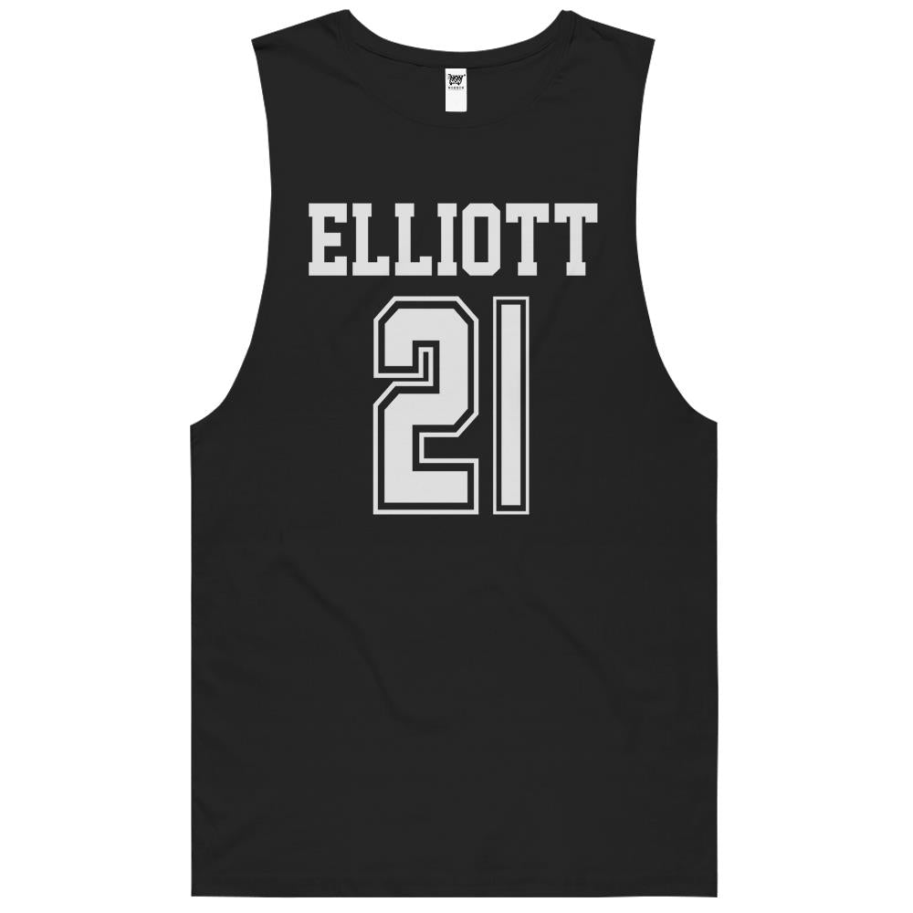 Elliott-21 Rb Dallas-Football Ezekiel-Running Back Fans Jersey Back-Printed Customized Handmade Unisex T-Shirt Tank Top