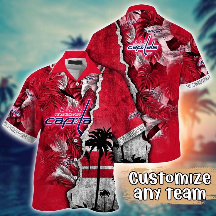 NHL Washington Capitals Palm Tree Ha …