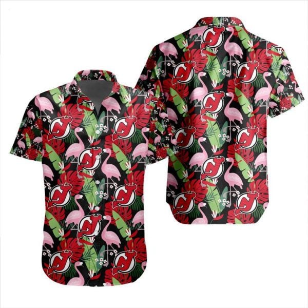Nhl New Jersey Devils Special Aloha Style Design 3D Hawaiian Shirt