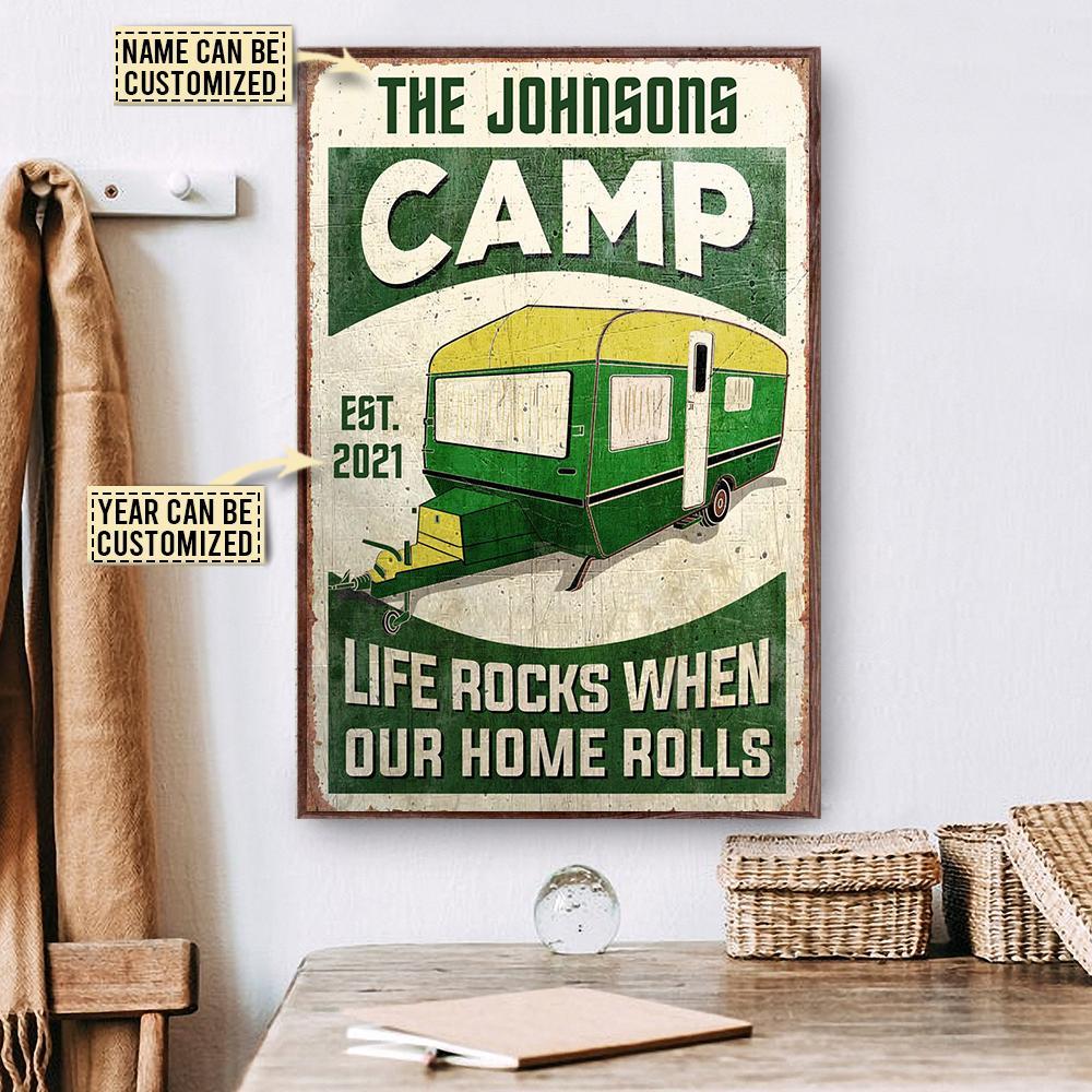 Personalized Camp Camper Life Rocks …
