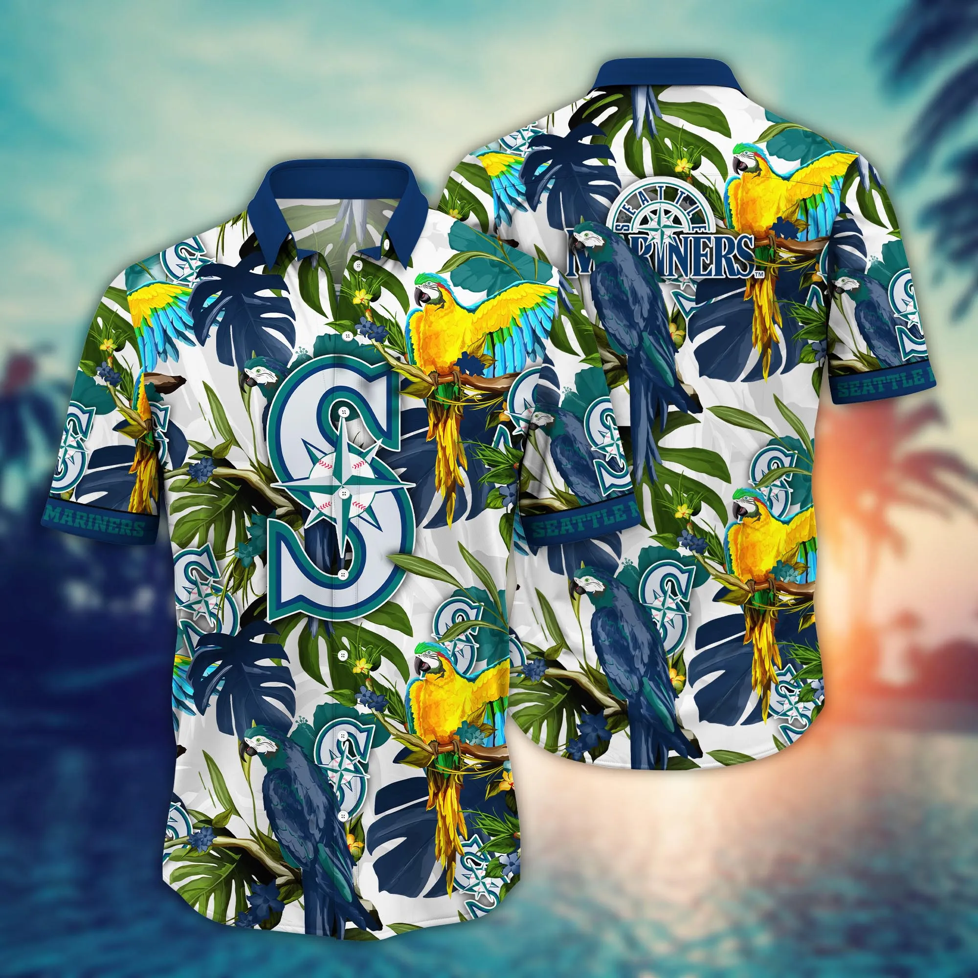 Seattle Mariners Mlb Hawaiian Shirt Heatwavetime Aloha Shirt