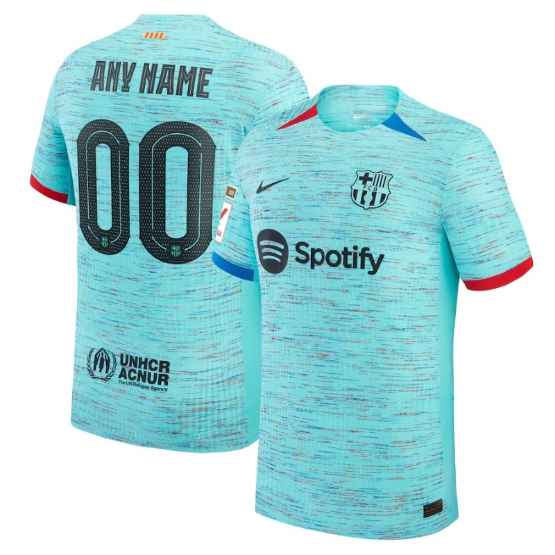 Barcelona 2023/24 Third Custom Jersey – Aqua