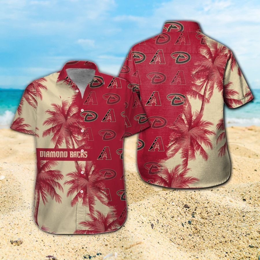 Hawaiian Arizona Diamondbacks Tropical Short Sleeve Shirt