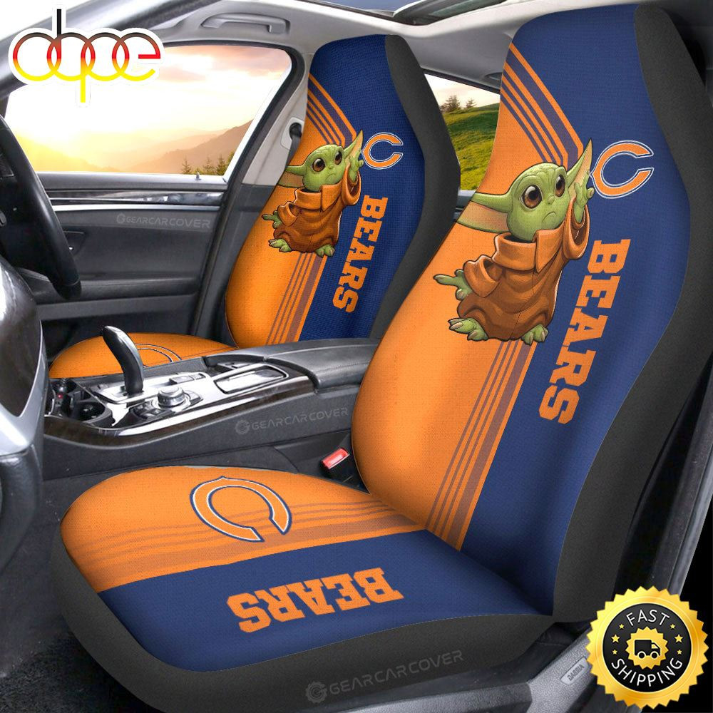 Chicago Bears Customized Car Seat Cover Set CSC8519