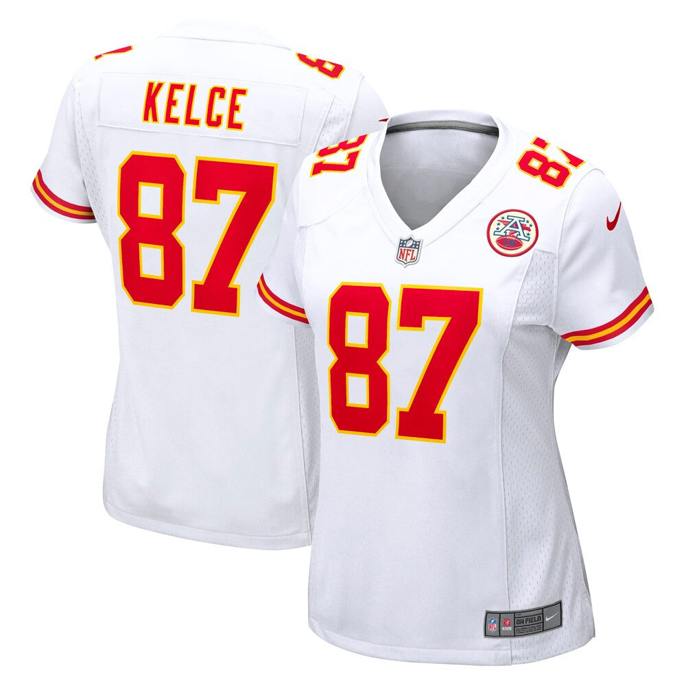 Women’S Kansas City Chiefs Travis Kelce Nike White Game Jersey