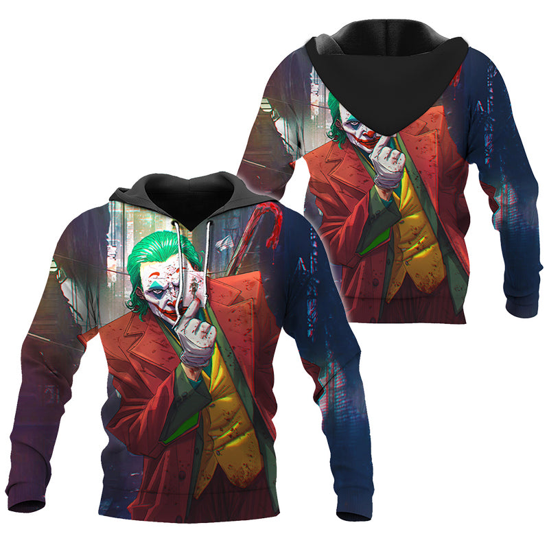 Joker Playing Card Hoodie & Zip Hoodie