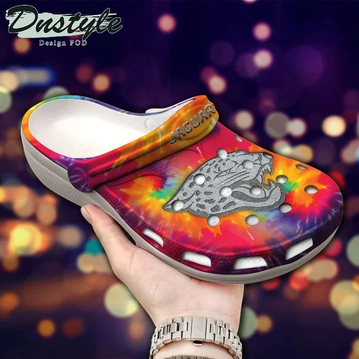 Jacksonville Jaguars Logo Pattern Crocss Classic Clogs Shoes In Light Colors Ver679