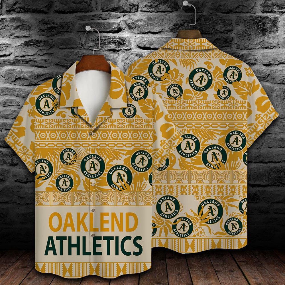 Oakland Athletics Major League Baseball 2023 Aop Hawaiian Shirt