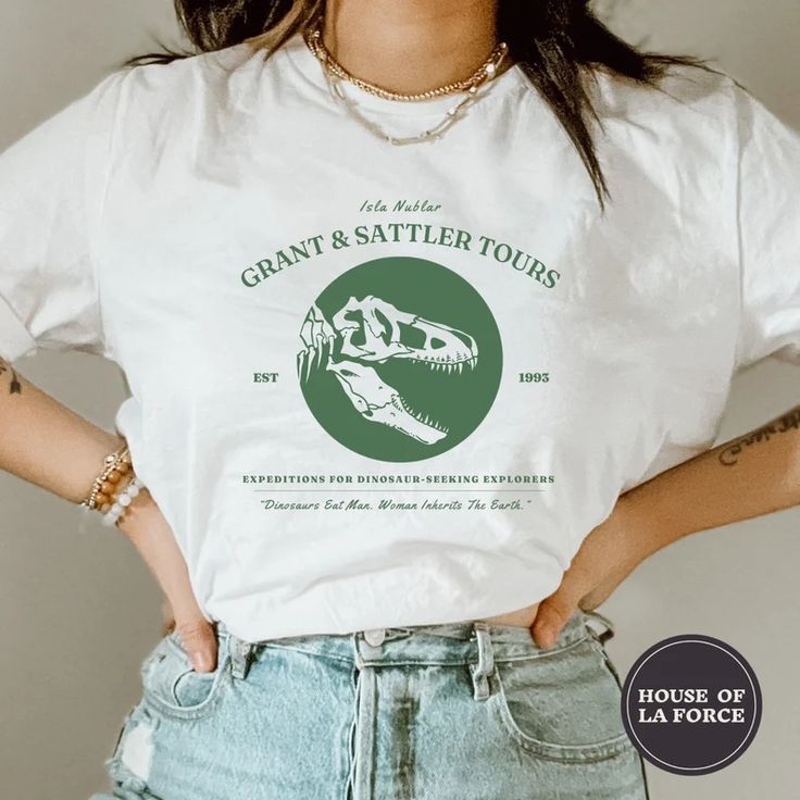 Grant Sattler Tours Dinosaur Shirt,  &hellip;