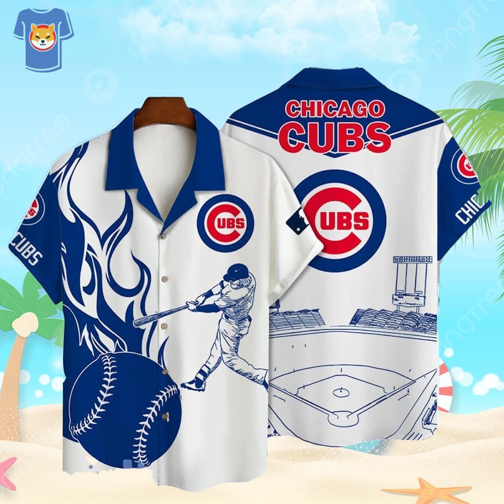 Chicago Cubs Major League Baseball Print Hawaiian Shirt For Men Women