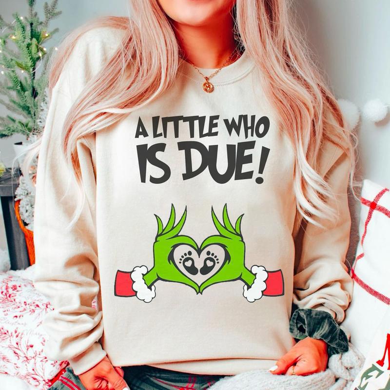 Christmas Pregnancy Reveal Sweatshir &hellip;