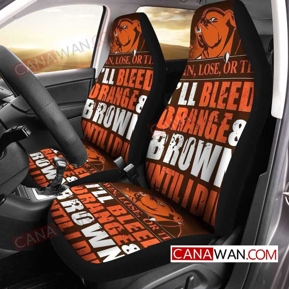 Cleveland Browns Car Seat Cover Set CSC5243