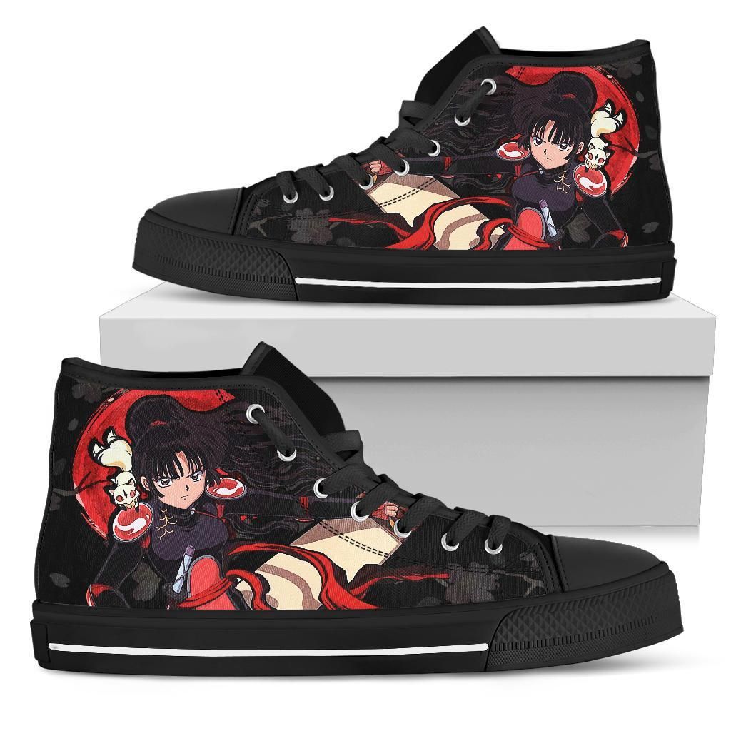 Sango Inuyasha Sneakers Anime High Top Shoes Fan High Top Shoes Animood Collections