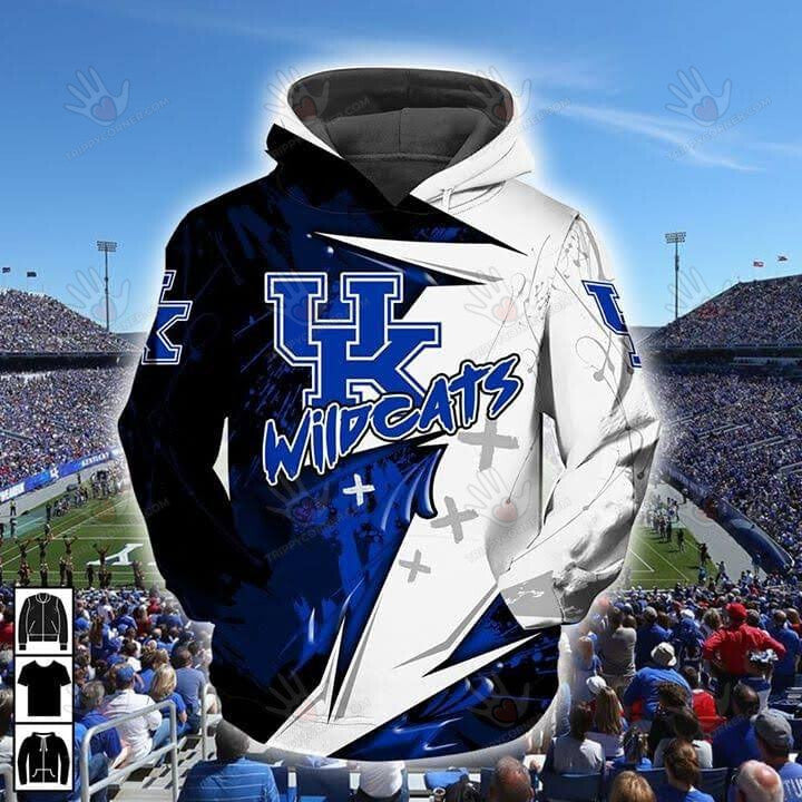Ncaa Kentucky Wildcats Football 3D All Over Printed Shirt, Sweatshirt, Hoodie, Bomber Jacket Size S – 5Xl