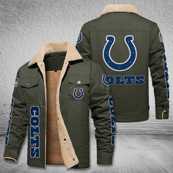 Indianapolis Colts NFL Stand Collar Jacket