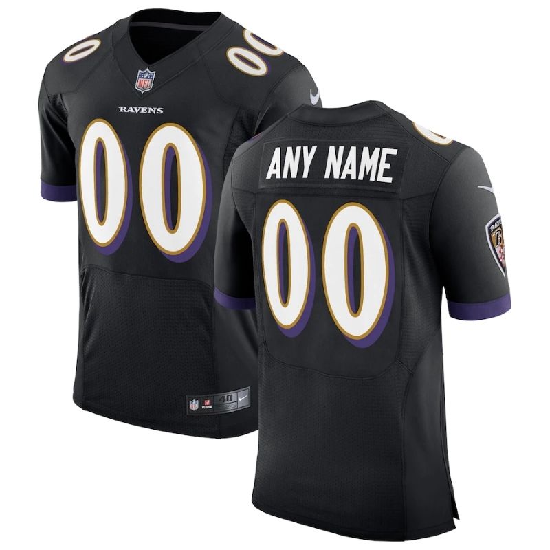 Baltimore Ravens Team Custom Jersey Unisex Pro Official