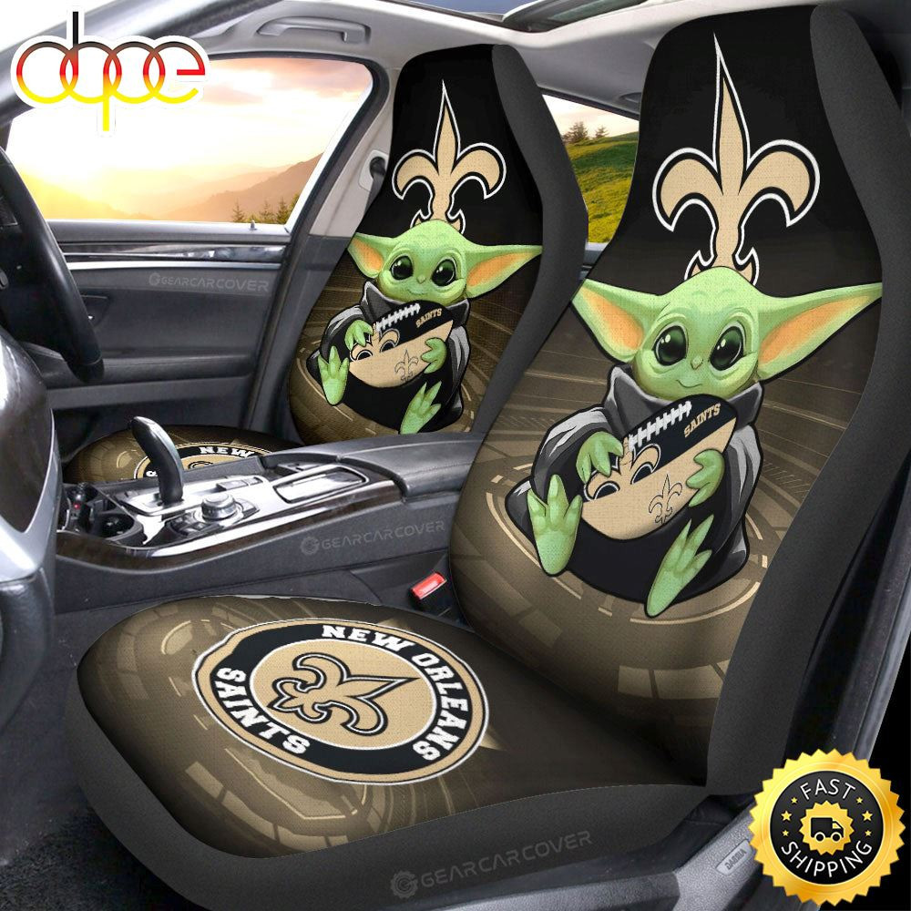 New Orleans Saints Customized Car Seat Cover Set For Fan CSC7481