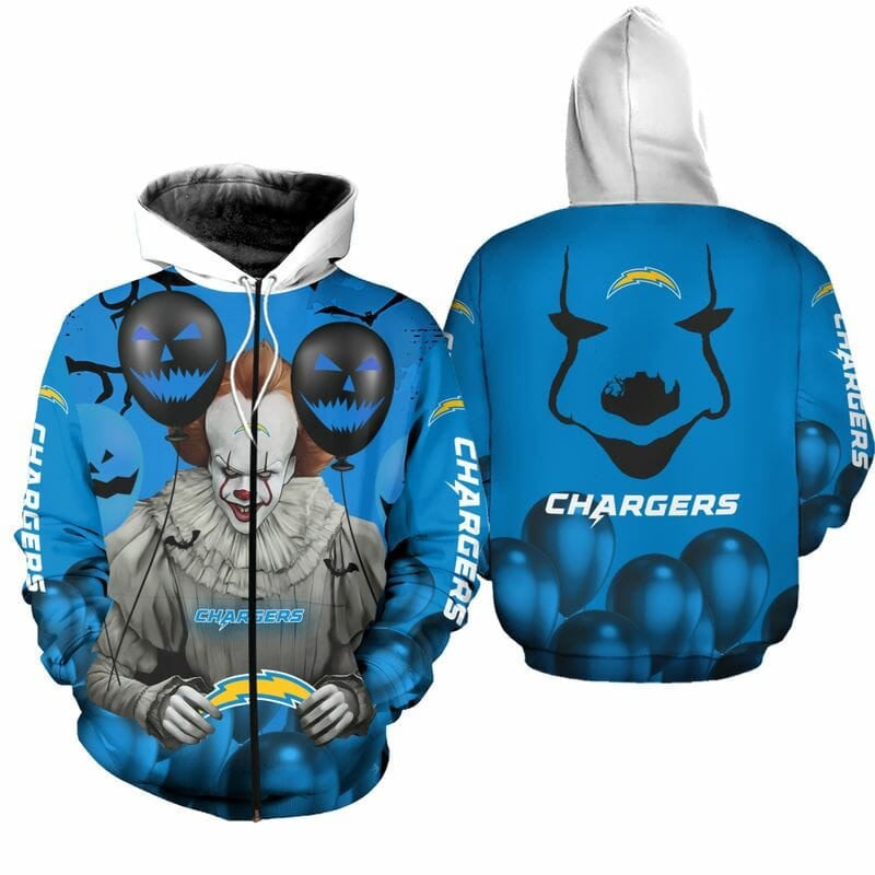 Sport-Team Los Angeles Chargers Powder Blue It Pullover Hoodie & Zip Up Hoodie Aop Shirt