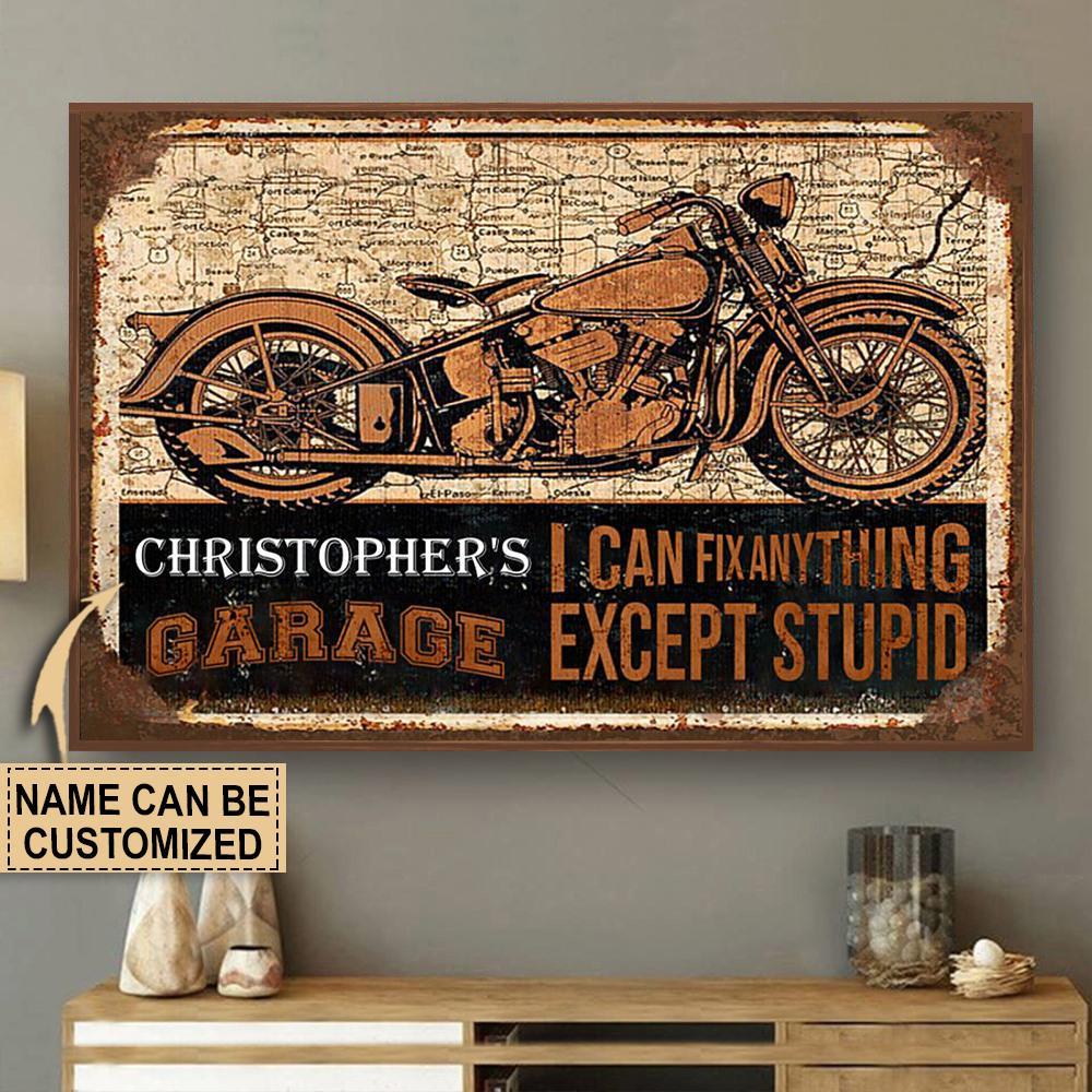 Personalized Motorcycle Garage Sign …