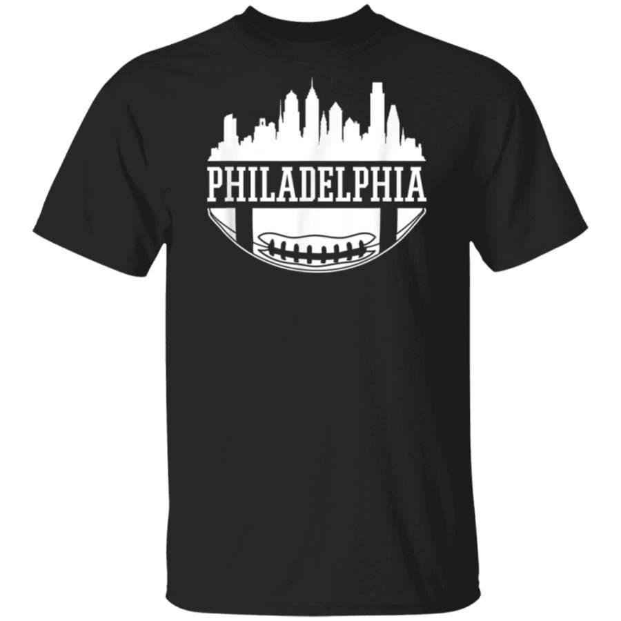 Philadelphia Football Vintage Philly Skyline Eagle Gift T-Shirt Hoodie Shirt