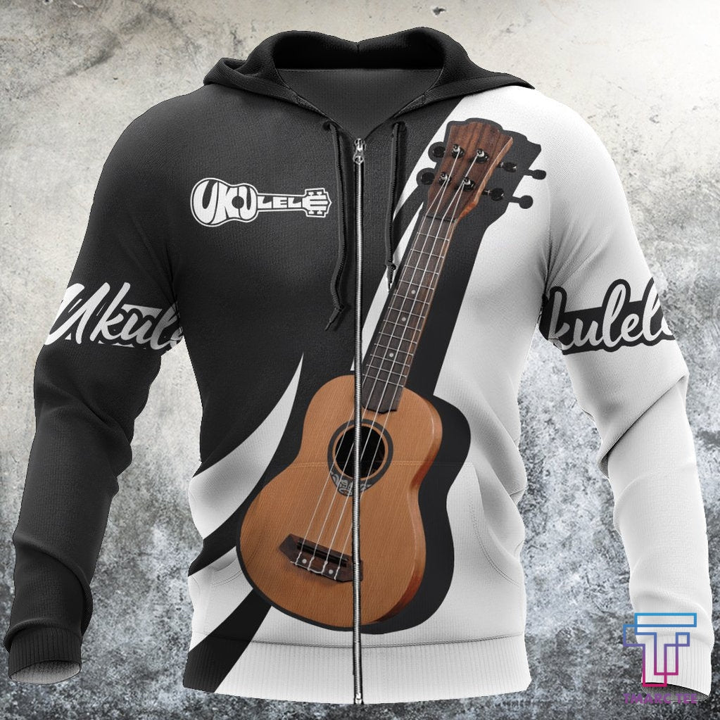 Ukulele Music D Hoodie Shirt For Men And Women Hg Hac 3D All Over Printed Custom Text Name