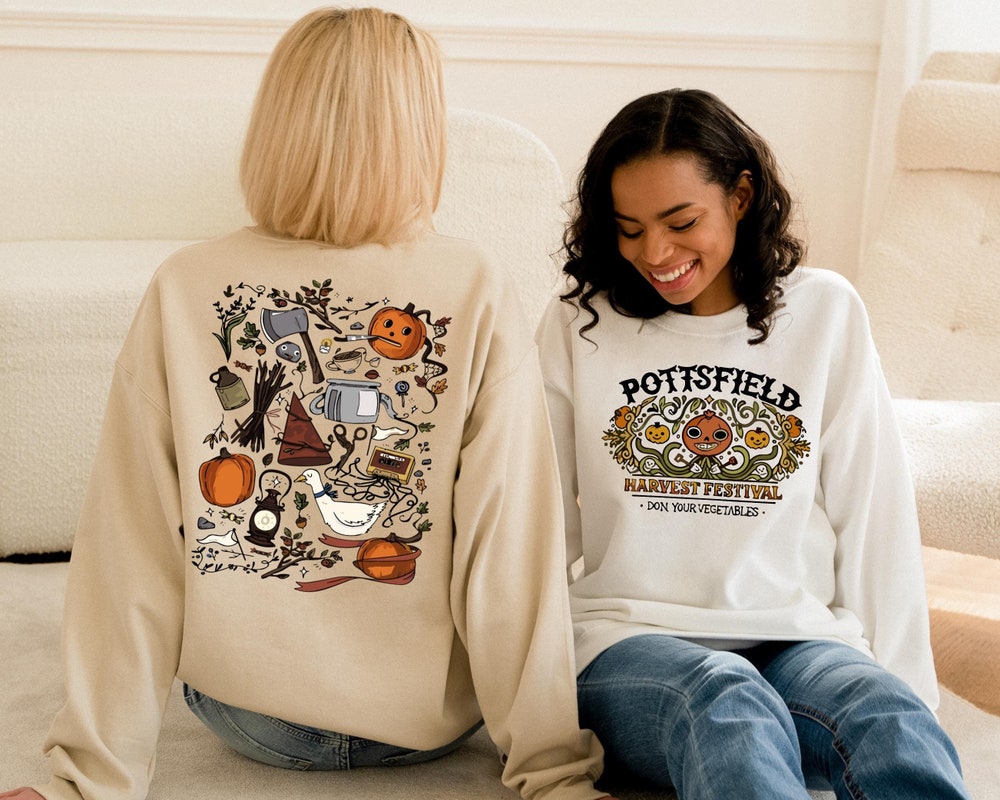 Pottsfield Harvest Festival Sweatshirt, Over The Garden Wall Sweatshirt, Pottsfield Sweatshirt, Halloween Sweatshirt