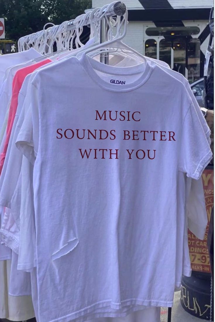 Music Sounds Better With You White C …
