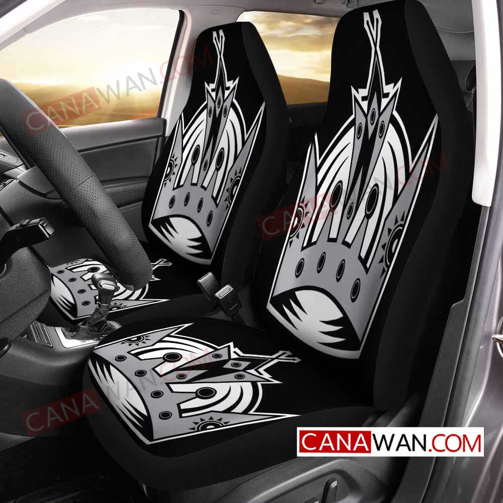 Los Angeles Kings Logo Art Car Seat Cover Set CSC1851