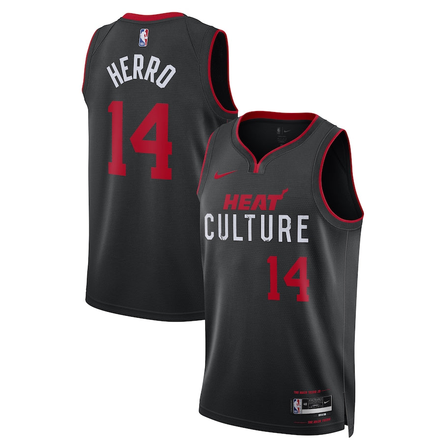 Tyler Herro Miami Heat Nike Unisex 2023/24 Swingman Jersey – Black – City Edition