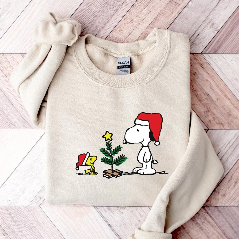 Snoopy Christmas Sweatshirt, Christmas Apparel, Cute Christmas Dog Lover Gift, Dog Christmas Crewneck, Merry Christmas Gift, Christmas Gifts , White Lie Shirts, Fall Shirts, Family Christmas Shirts, Vintage Style Shirt