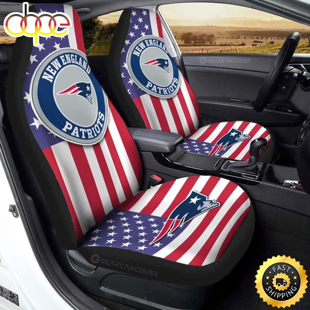 New England Patriots Customized Car Seat Cover Set Car Decor Accessories CSC9327