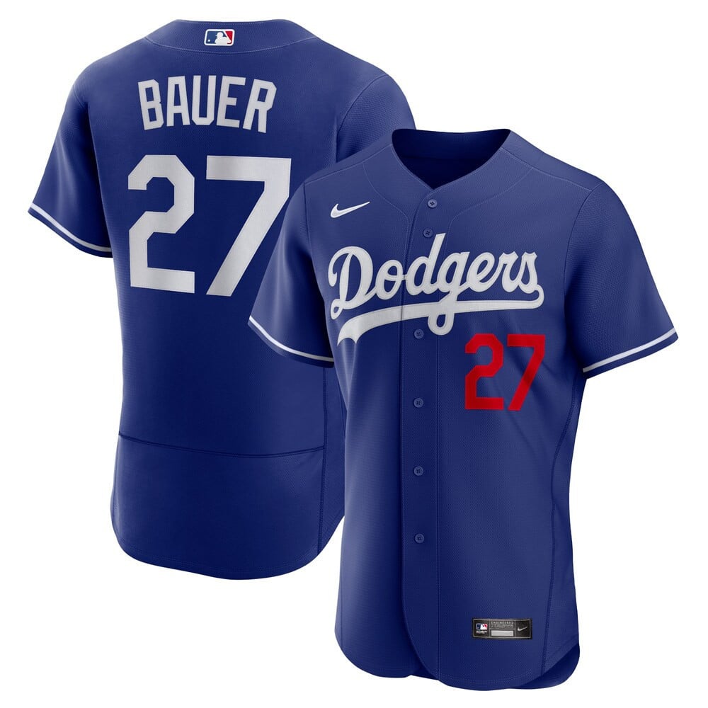 Trevor Bauer Los Angeles Dodgers Royal Jersey – All Stitched