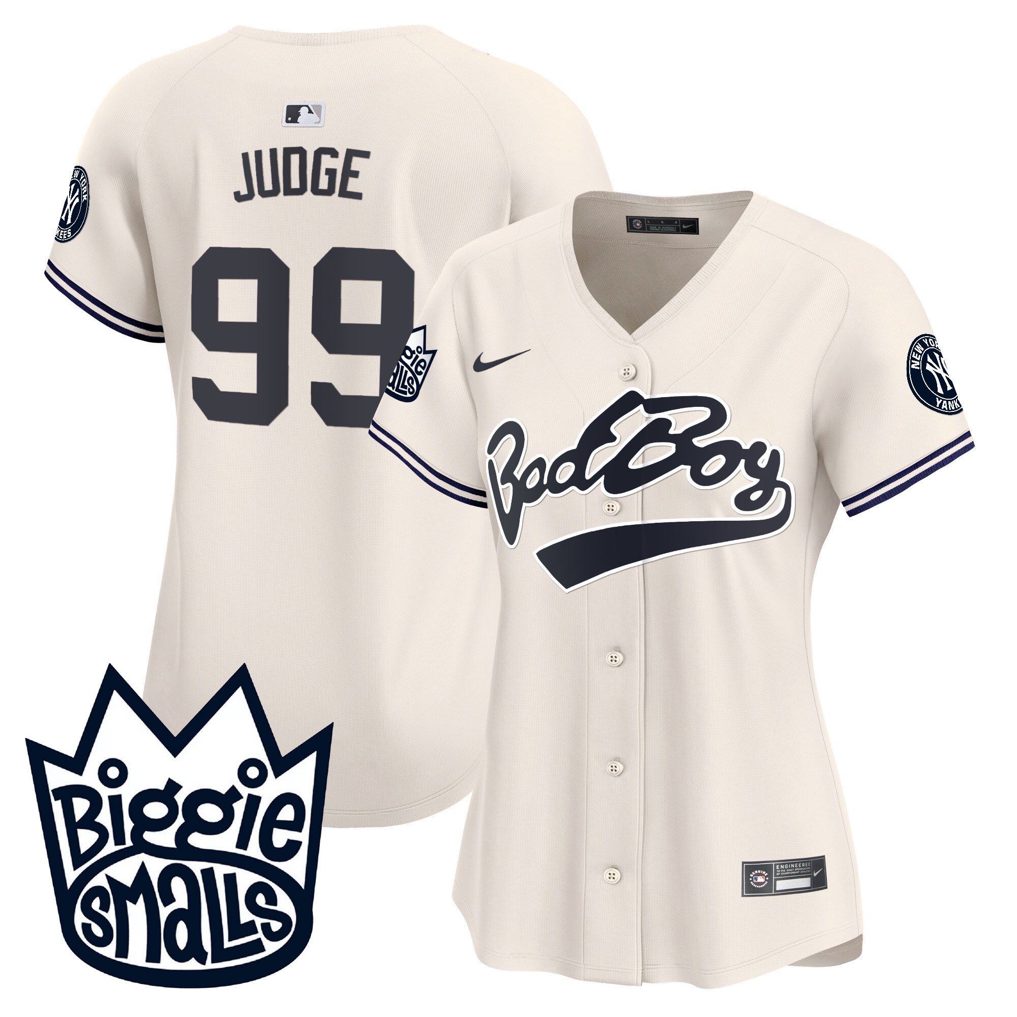 Women’S New York Yankees Biggie Smalls Vapor Premier Limited Jersey – All Stitched