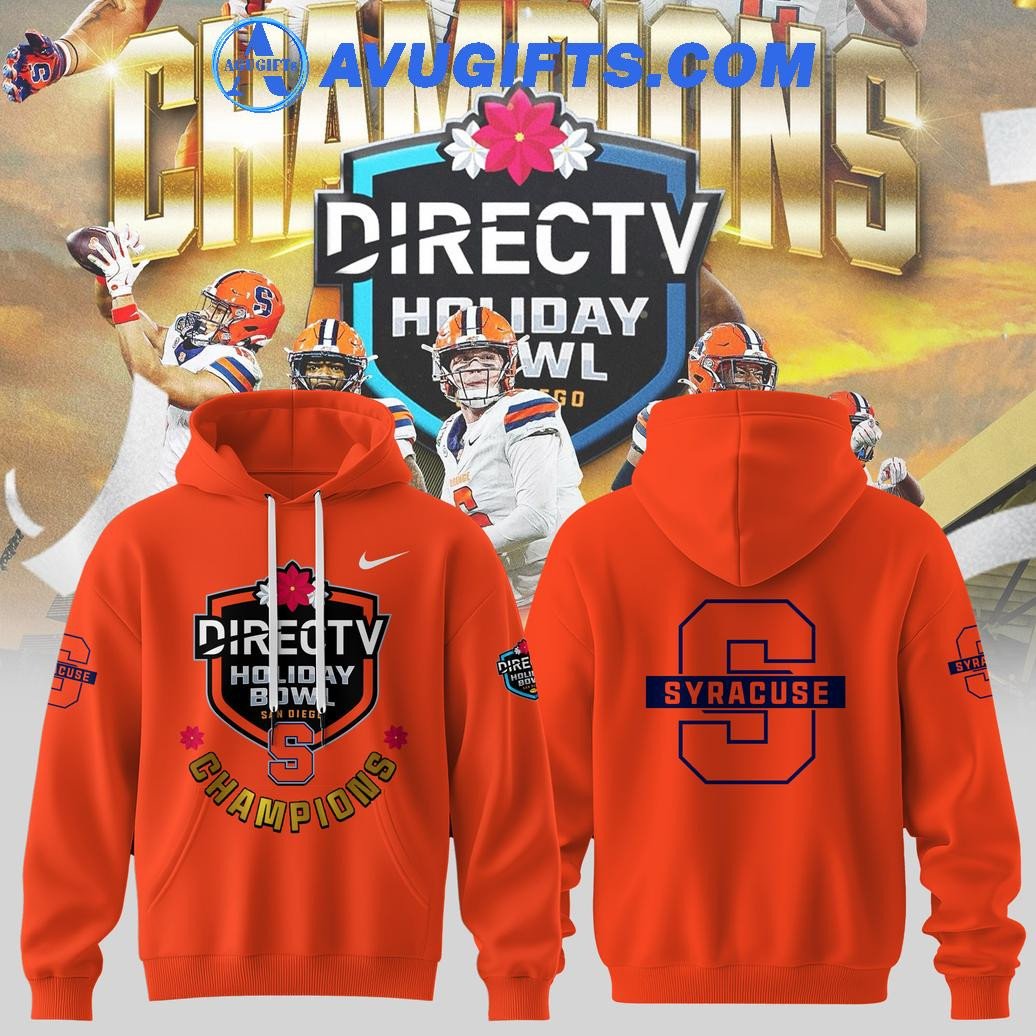 Syracuse Football Directv Holiday Bowl Champions 2024 For Fans Hoodie – Zip Hoodie 3D Aop Shirt