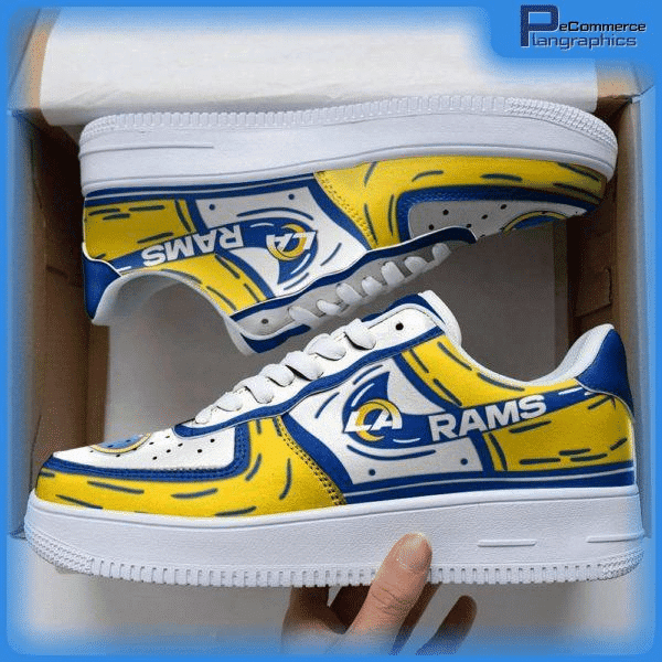 Los Angeles Rams NFL Air Force 1 Sneaker Trending