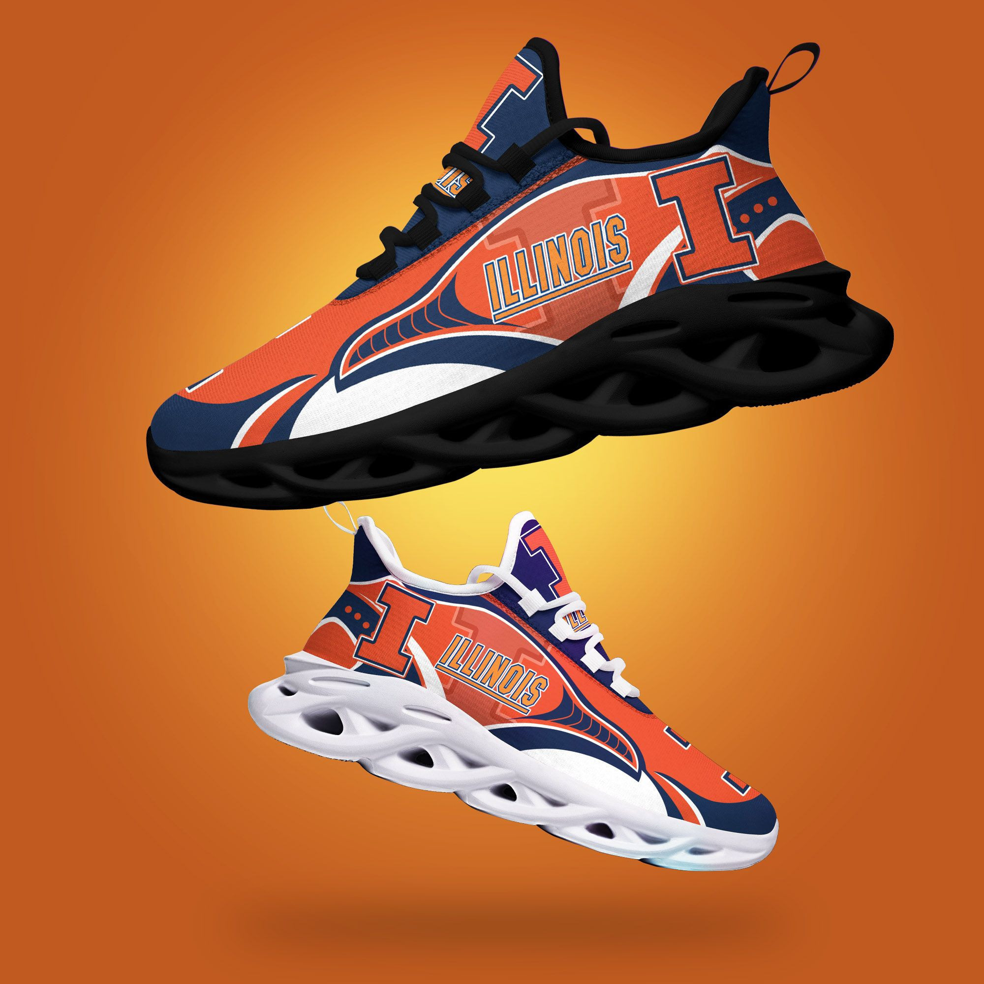 Illinois Fighting Illini Max Soul Shoes Dtms2910051