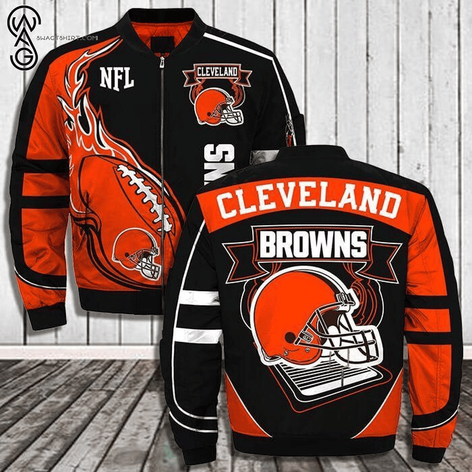 Cleveland Browns Unisex Bomber Jacket BJ1489