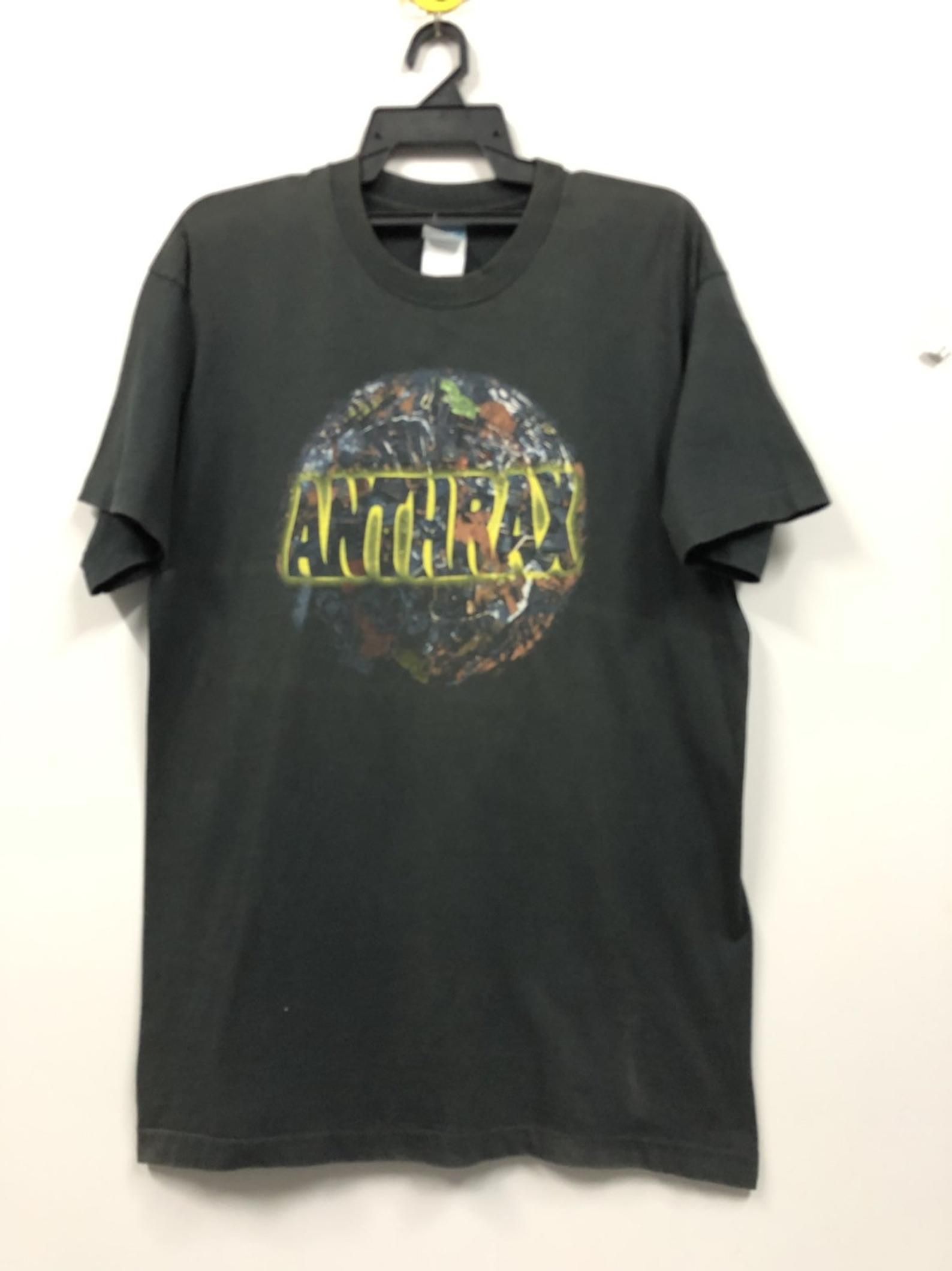 Vintage Anthrax Promo Album American Heavy Metal 90S T Shirt