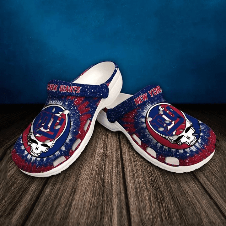 New York Giants Crocss Crocss Clogs Blue Color Ver224