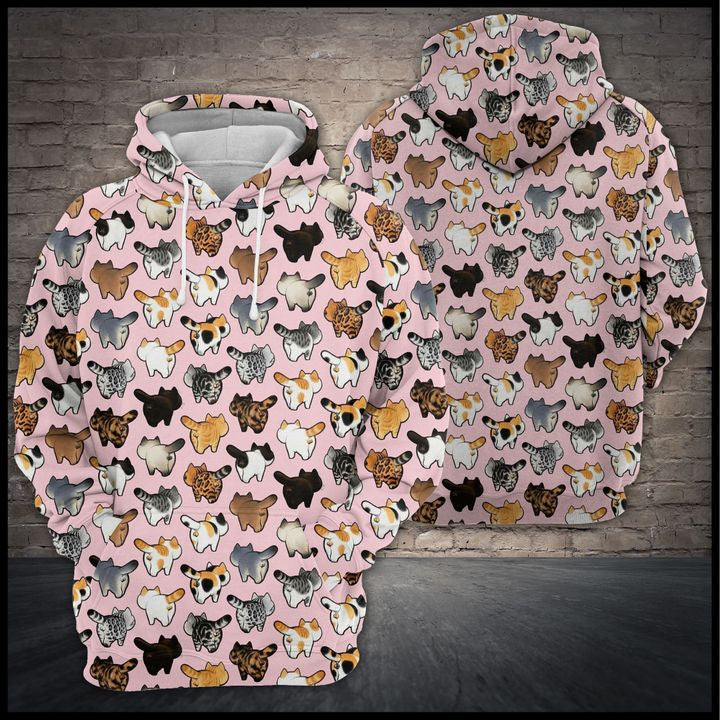 Freaking Love Cats 3D Printed Hoodie &hellip;