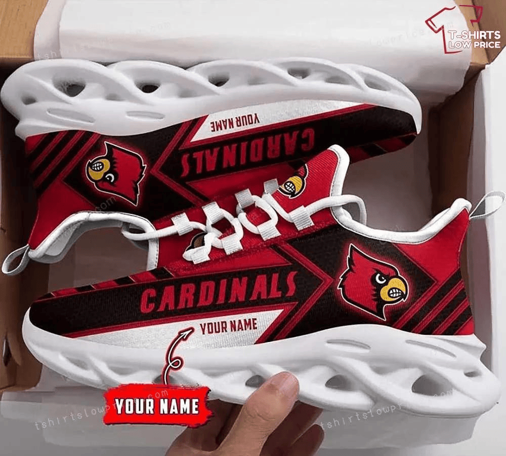 Personalize St. Louis Cardinals Max Soul Shoes Running Sneakers