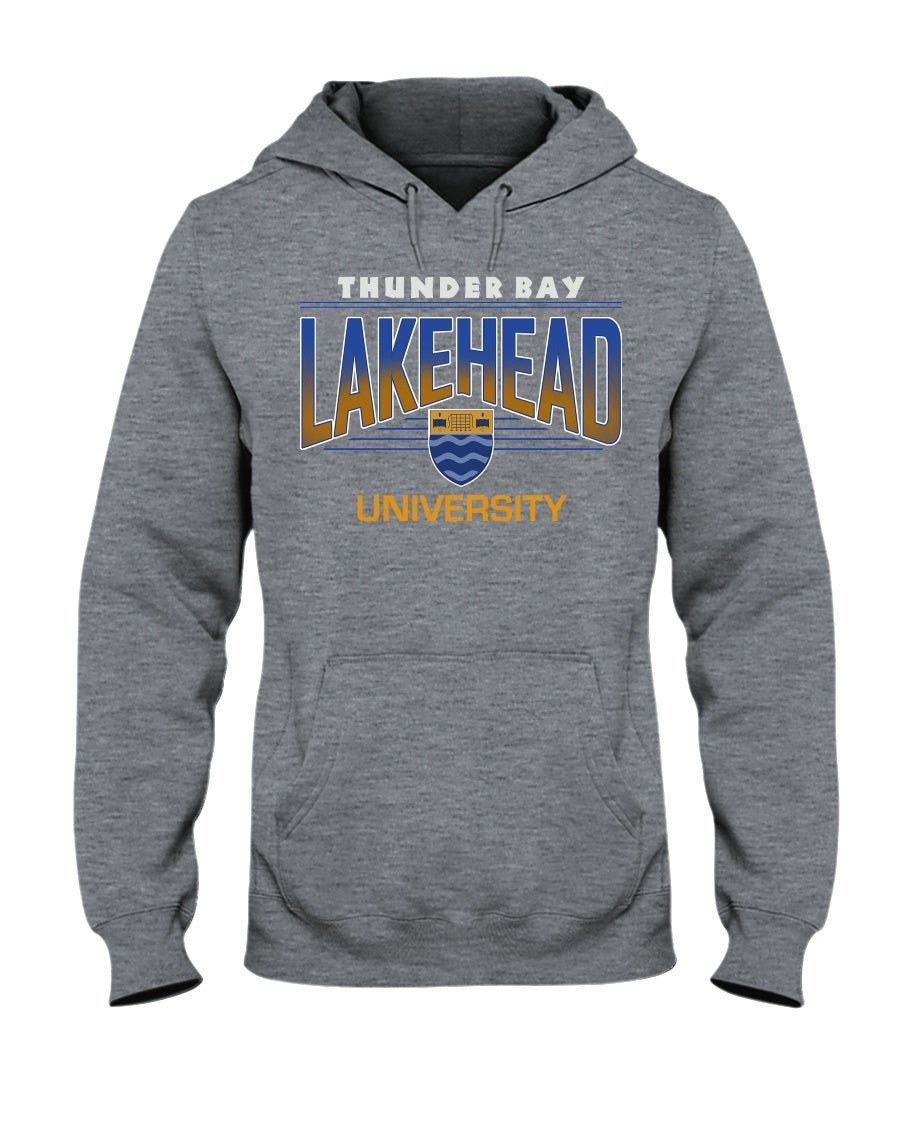 Vintage 80S Thunder Bay Lakehead University Hoodie 211027