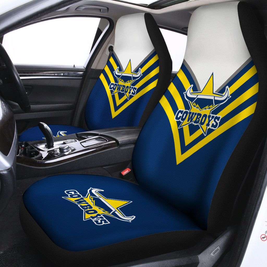 NRL North Queensland Cowboys Car Seat Cover Set CSC3041