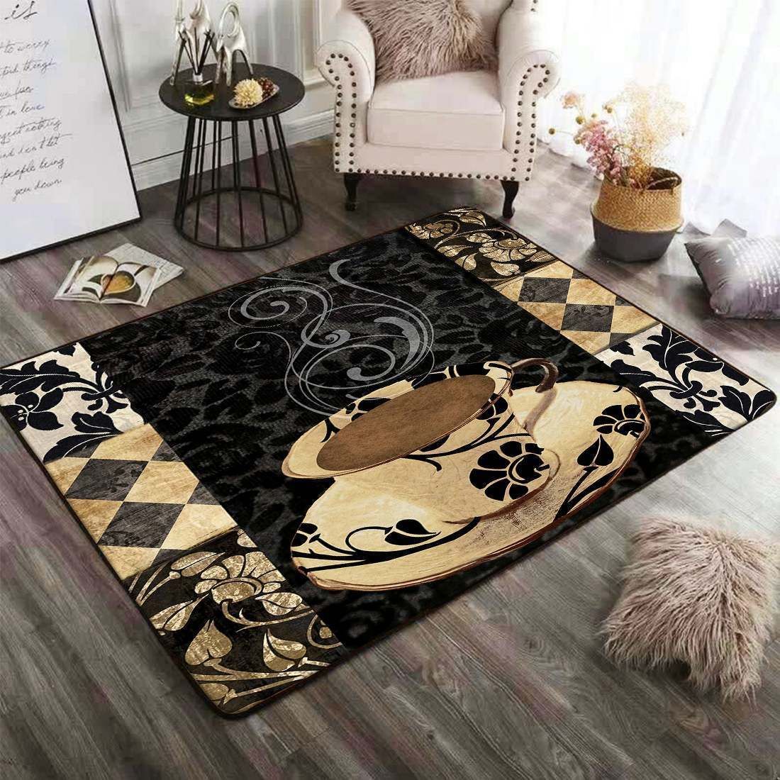 Coffee Area Rug