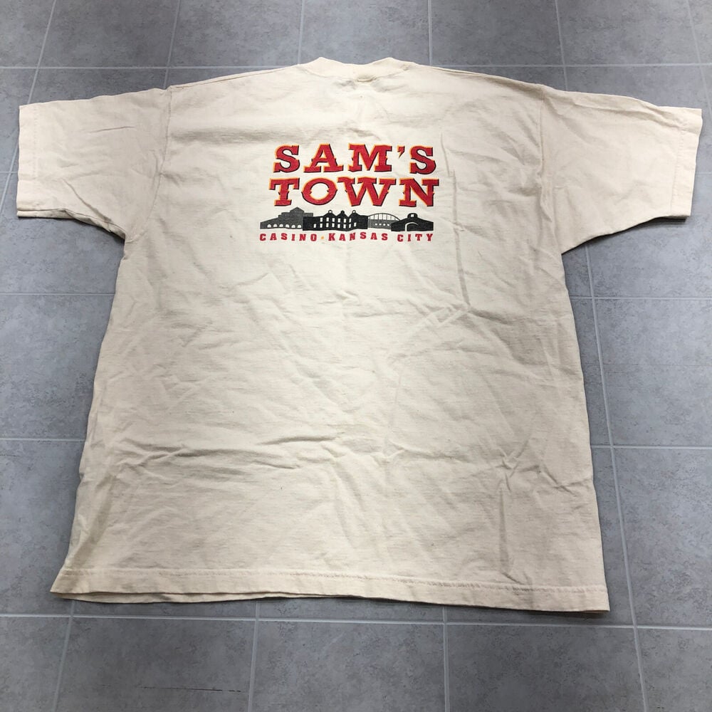 Vintage Fotl Sams Town Casino Kansas City T Shirt Adult